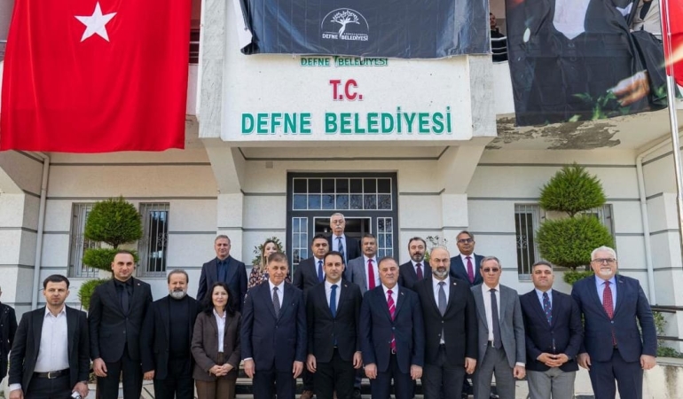 Özgür Özel ve Başkan Tugay Hatay’da