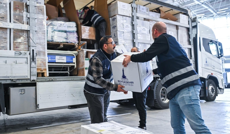 İzmir’den Hatay’a dayanışma köprüsüBüyükşehir 6 Şubat’ı unutmadı