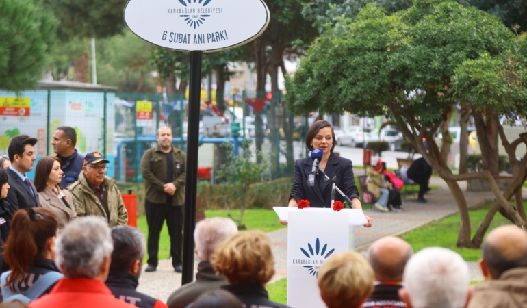 Karabağlar ’da 6 Şubat Unutulmadı