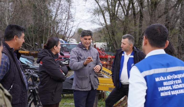 Büyükşehir'den Köyceğiz’de Sel Sonrası Üreticiye Destek (1)