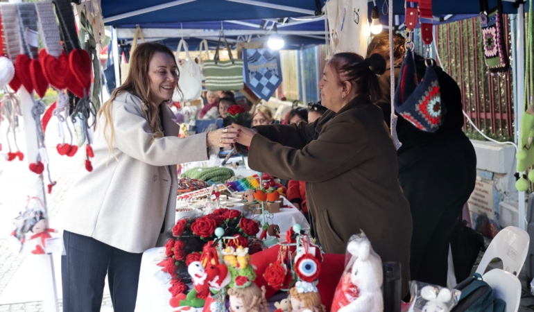 ​Konak’ın Sevgililer Günü El Emeği Kermesi başladı