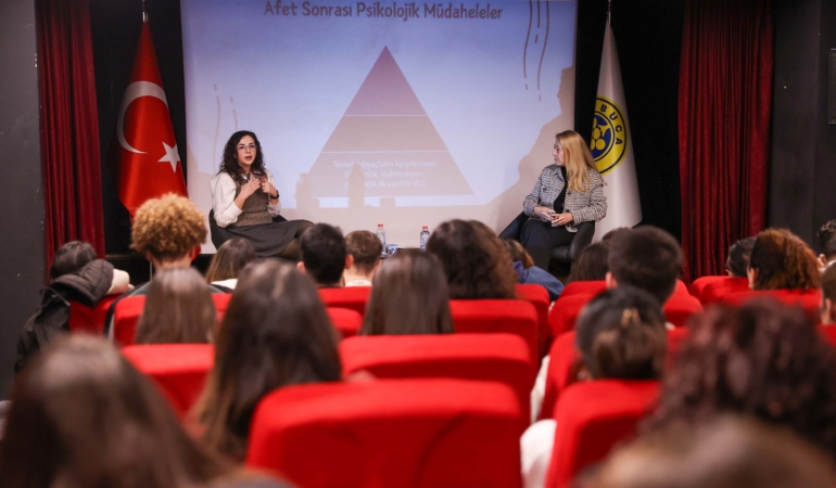 Buca’da geleceğin psikologları afetlere karşı hazırlandı