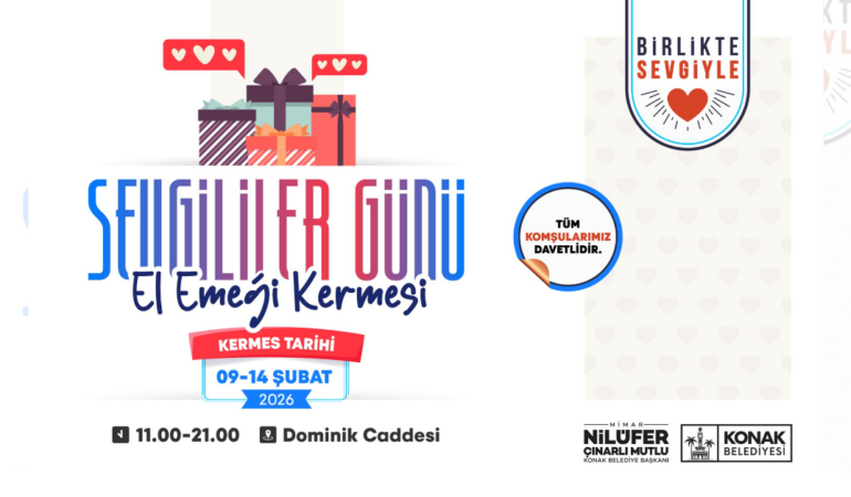 Konak’ta sevgi, emekle güçleniyor