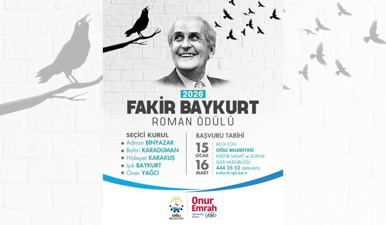 Fakir Baykurt Roman Ödülü’nde Başvurular Sürüyor