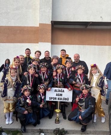 1 Aliağa Belediyesi Halk Oyunları Ekibi İzmir Şampiyonu Oldu