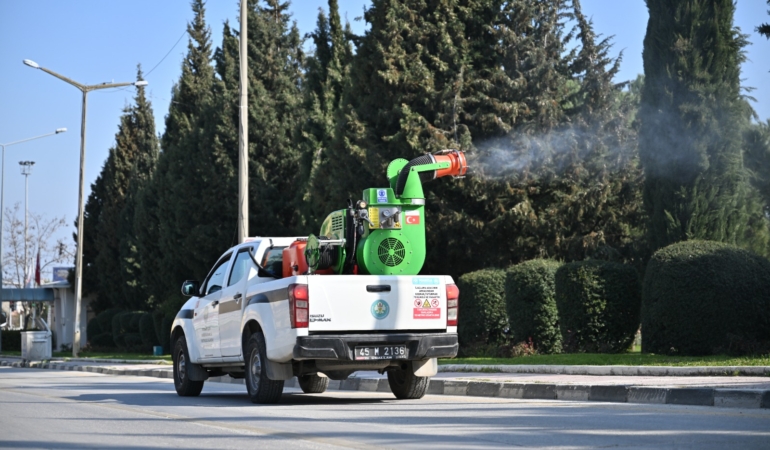 Manisa Büyükşehir Belediyesi’nden Vektörle Mücadelede Yoğun Mesai