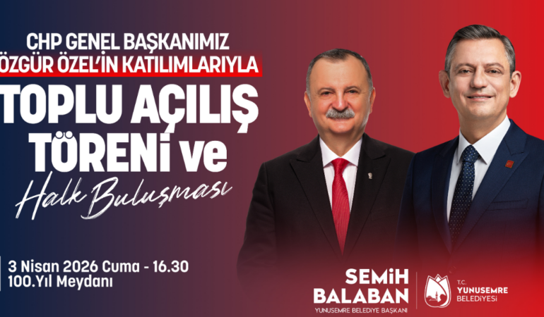 Yeni projelerin toplu açılışı 3 Nisan’da