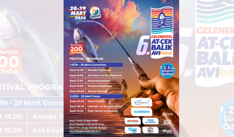 Aliağa’da ‘6. Geleneksel At-Çek Balık Avı Festivali’ Coşkusu Başlıyor