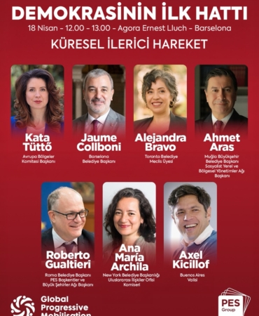 Başkan Aras, Demokrasi Zirvesi İçin Barselona’da (1)