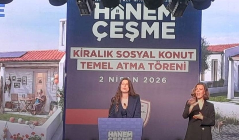 Çeşme Belediye Başkanı Lal Denizli, Hanem Çeşme Projesi’nin temel atma töreninde önemli açıklamalarda bulundu.