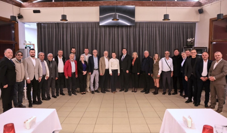 Konak’ta Makedonya rüzgarı esti Başkan Mutlu, Enes İbrahim ve heyetini ağırladı (3)