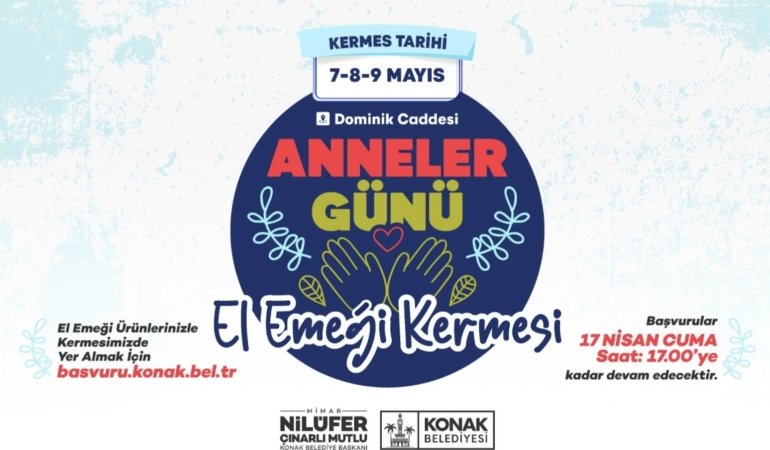 Konak’ta Anneler Günü hediyeleri kermesten