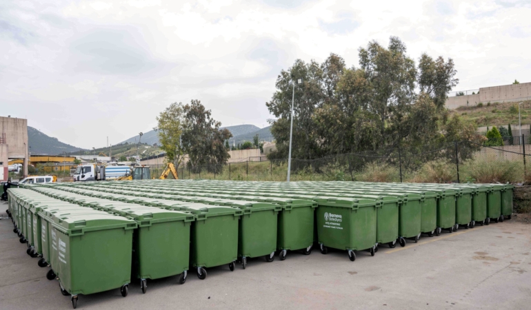 Bornova’ya 325 yeni çöp konteyneri
