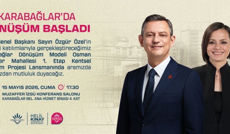 Karabağlar Belediyesi Lansman Davetiyesi