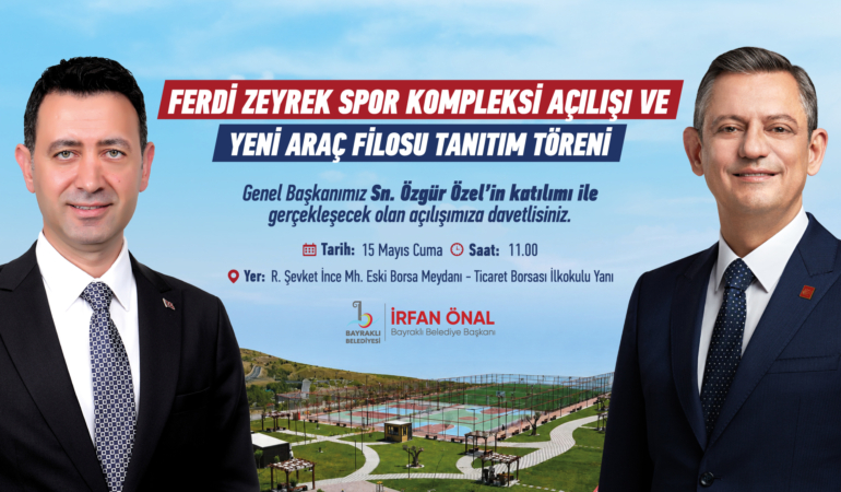 Ferdi Zeyrek Spor Kompleksi Açılışı ve Yeni Araç Filosu Tanıtım Tören