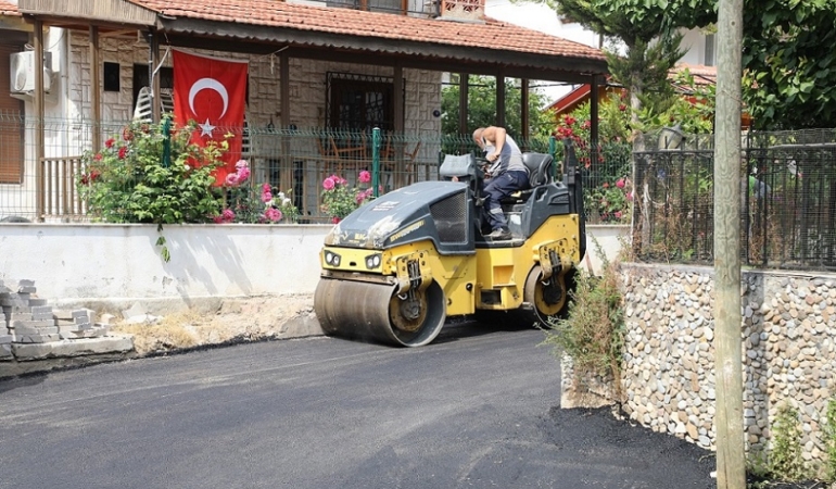 Maydonoz Koyu’nda Asfalt Çalışması