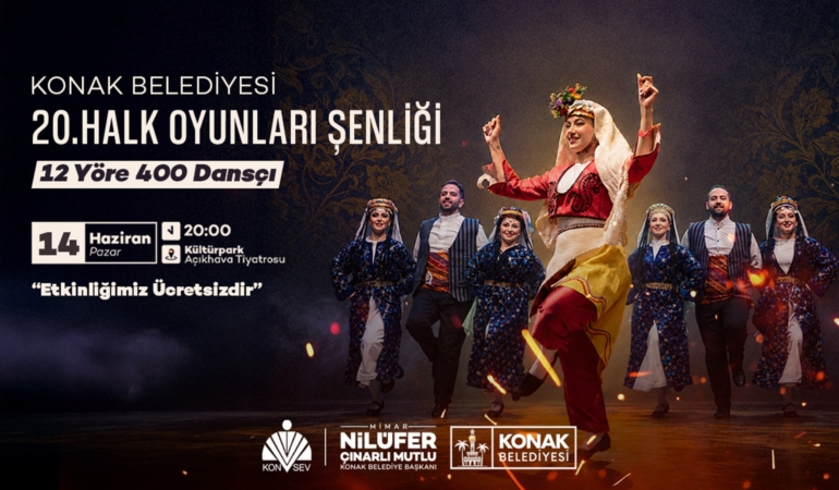 Konak’ın Halk Oyunları Şenliği’nde 20. yıl gururu yaşanacak