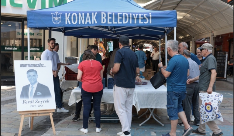 Ferdi Zeyrek Konak’ta anıldı
