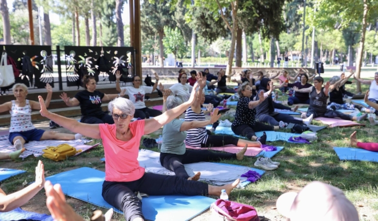        Bucalı kadınlardan spor kurslarına yoğun ilgi