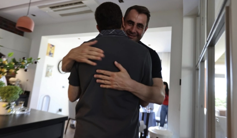 Tahliye sonrası ilk ziyaret: Çağatay Güç, Onur Yiğit ve Doğuş Bayır ile bir araya geldi