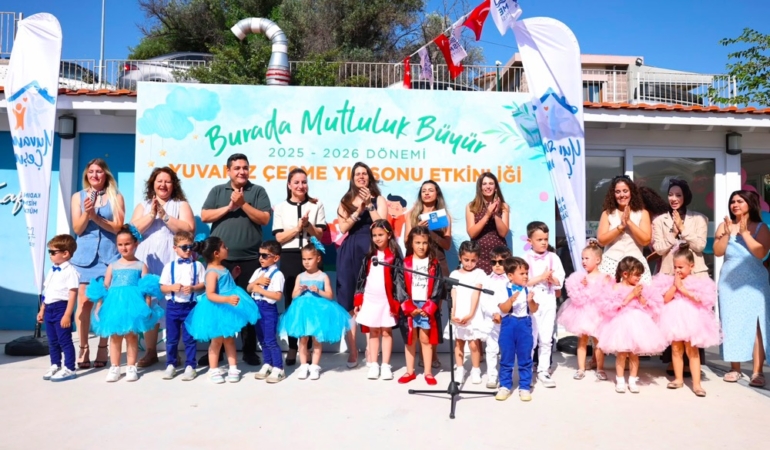 Yuvamız Çeşme’de minikler sertifikalarını aldı