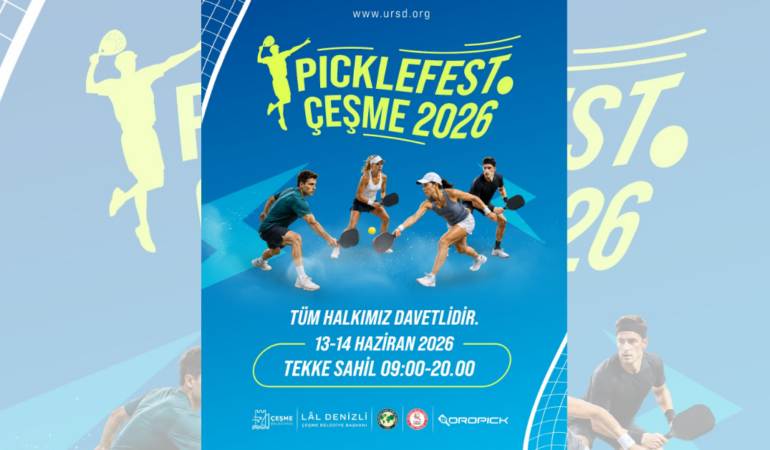 Çeşme’de Pickleball heyecanı: Uluslararası turnuva ve festival peş peşe
