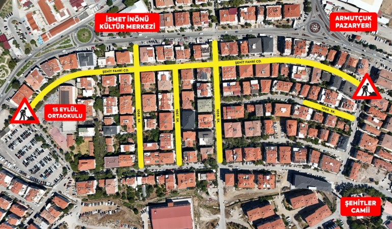 150 Evler Mahallesi’nde 200 Milyon Liralık Yatırımın İlk Etabı Başladı