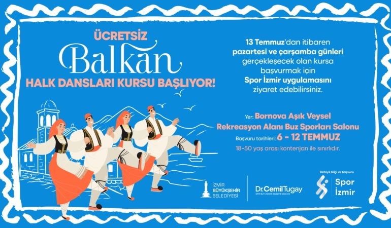 İzmir’de Balkan Halk Dansları kursu başlıyor