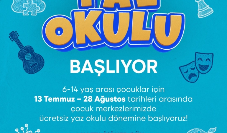 İzmirli çocuklar için renkli yaz tatili