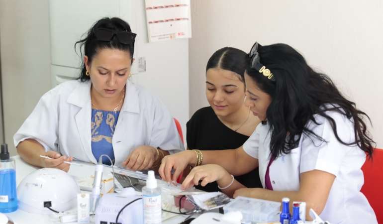 Konaklı kadınlar ücretsiz kurslarla meslek öğreniyor (3)