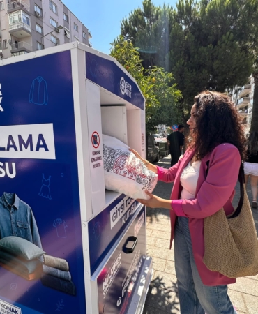 Konaklıların eski giysileri çöpe değil geri dönüşüme gidiyor (2)