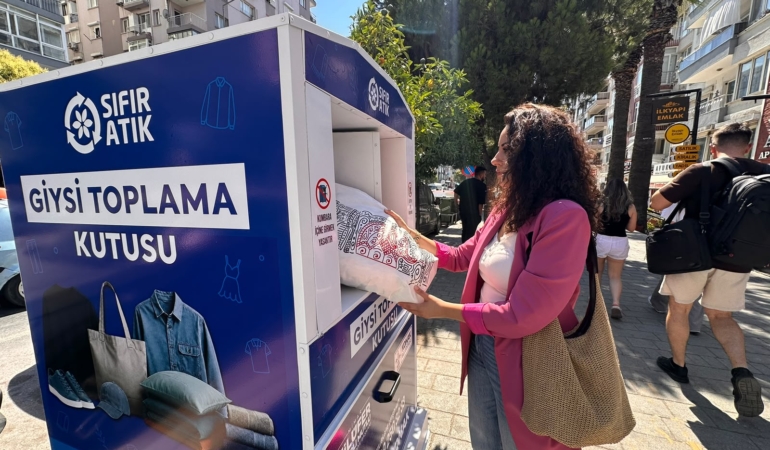 Konaklıların eski giysileri çöpe değil geri dönüşüme gidiyor (2)