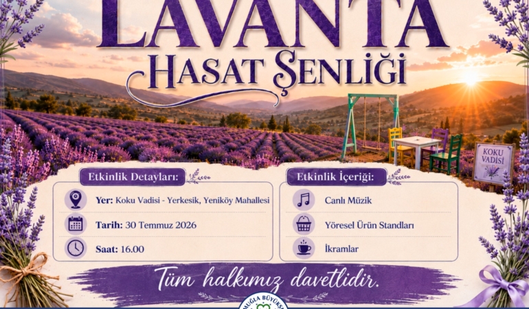 Lavanta Hasat Şenliği 30 Temmuz'da Koku Vadisi'nde Başlıyor (1)