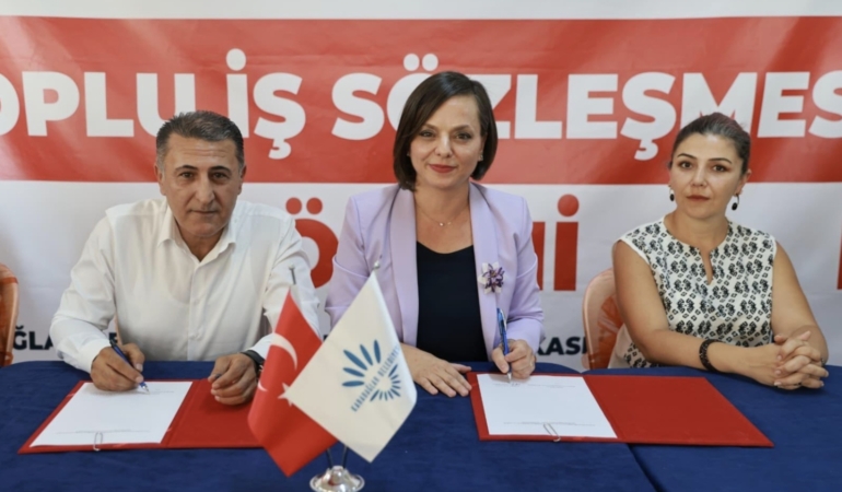 Karabağlar Belediyesi Toplu Sözleşme İmza Töreni