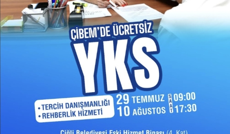 Çiğli Belediyesi’nden YKS Adaylarına Ücretsiz Tercih Danışmanlığı