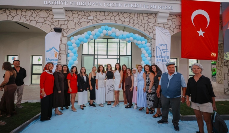 Hayriye ve Vehbi Özen Çocuk Etkinlik Merkezi ile Mavi Kelebek Anı Parkı Alaçatı’da hizmete açıldıPHOTO-2026-08-20-21-16-41