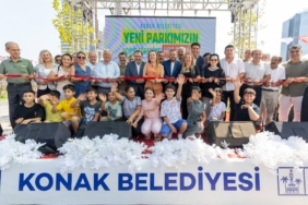 Konak 6 bin metrekarelik yeni parkına kavuştu (1)