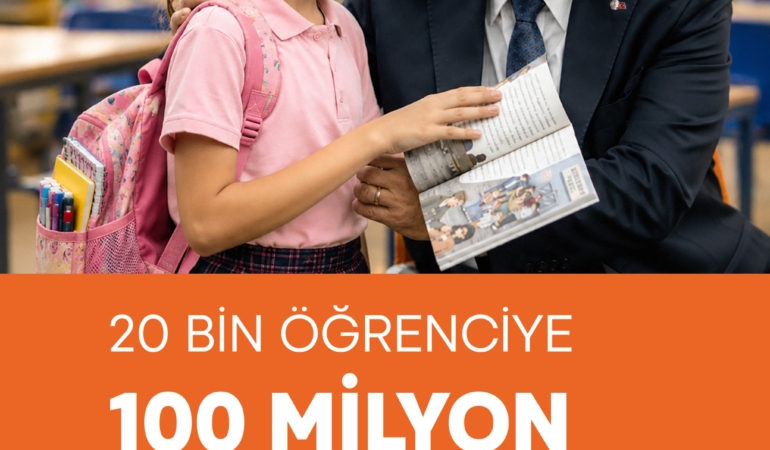 Büyükşehir’den 100 milyon TL’lik kırtasiye desteği