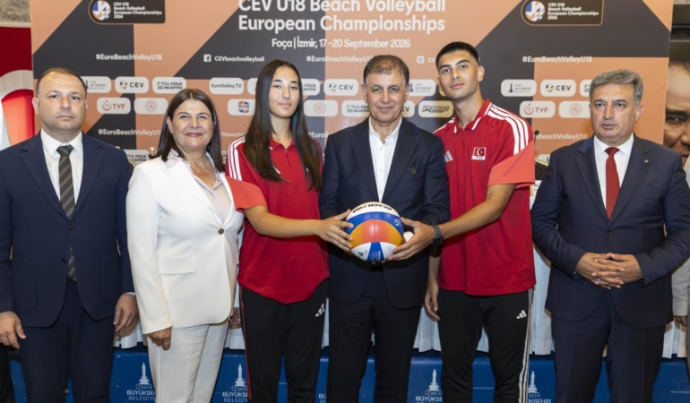 Avrupa’nın genç voleybol yıldızları Foça’da ter dökecek 