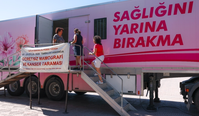 Kanser tarama aracı “Pembe Prenses” Aliağa’da
