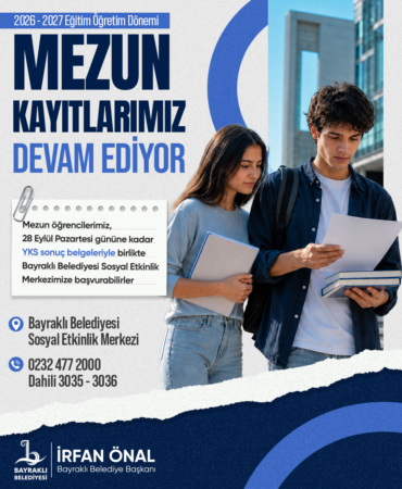 Bayraklı’da mezun öğrencilere YKS desteği (1)