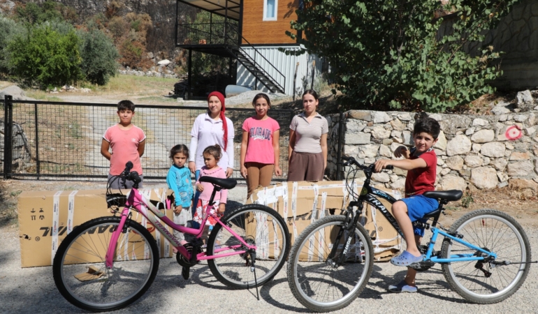 Umut’un Bisikleti Diğer Çocuklara da Umut Oldu 