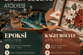 BAYRAKLI’DA SANATSEVERLER İÇİN YENİ ATÖLYELER BAŞLIYOR
