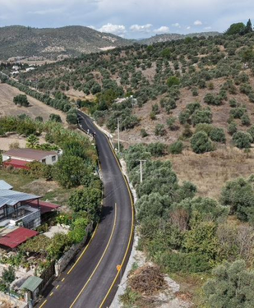Milas’ta 5,8 Kilometrelik Yol Çalışması Tamamlandı (2)